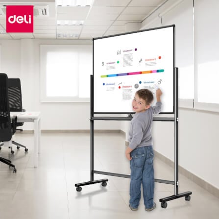 กระดานไวท์บอร์ด Deli 50106-BK-01 ขนาด 90 x 150 cm_6